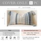 thumbnail image 4 of Funda de cojín lumbar decorativa BlissBlush Coastal Blue, 4 of 8
