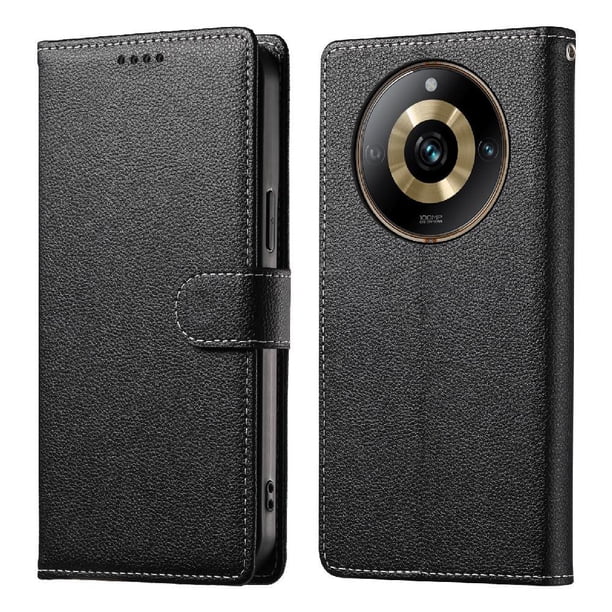 Funda para FOXDOCK Realme 11 Pro Plus 5G– Cuero Premium, 3 ranuras para tarjetas, Protección contra impactos