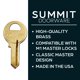 thumbnail image 3 of Llaves en Blanco SUMMIT DOORWARE M1 Latón Paquete de 10, 3 of 6