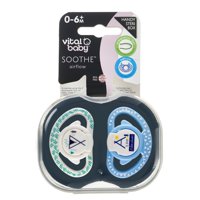 Vital Baby - Pack 2 Chupetes 0-6 Meses ""A Is For Adventure"" . Vitalbaby