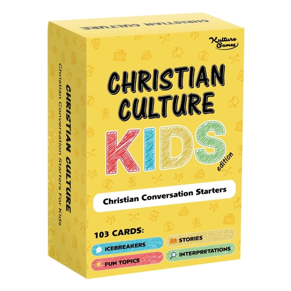 Juego de cartas Kulture Games – Edición cristiana para niños de 6 años o más