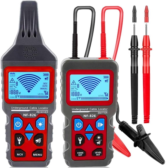 Localizador y trazador de cables NF-826 para cables subterráneos