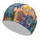 thumbnail image 1 of The Archies Gorro de Natación de Licra, Gorro de Baño de Tela Cómoda, Gorro Elástico Antideslizante para Hombres, Mujeres y Niños, 1 of 6