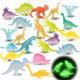thumbnail image 1 of Minifiguras de dinosaurio Toy AugToy, 48 unidades, que brillan en la oscuridad, 1 of 7