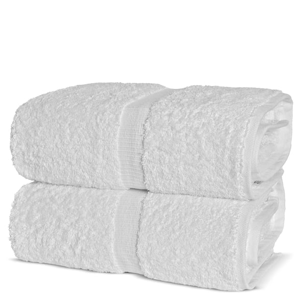 Toallas De Baño Linens 100% Algodón Blanco (90 X 180 Cm)