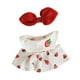 thumbnail image 2 of Figura De Peluche Con Estampado De Fresas, Ropa De Moda, Para Vestir Muñecas De 17 Cm, 2 of 3