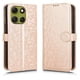 thumbnail image 1 of Funda Cartera Lunares Motorola Edge G86 5G con Tarjetero, Correa y Soporte Oro, 1 of 6