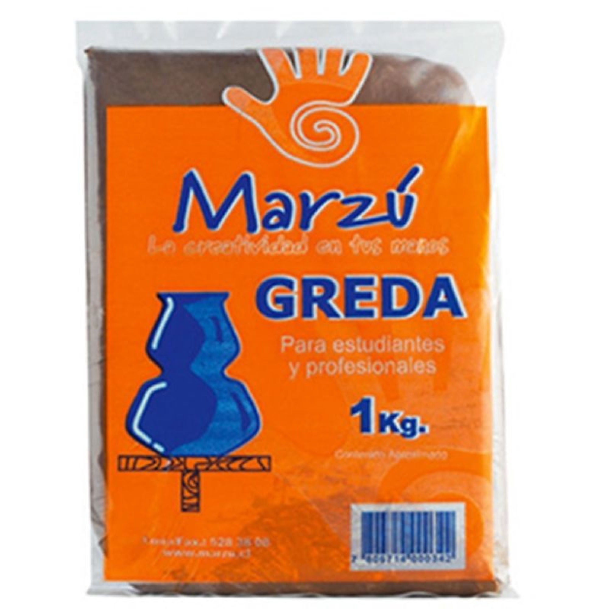 Greda Para Escolar Y Profesional 1 Kg Marzú