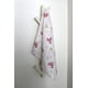 thumbnail image 3 of Tuto Swaddle XL de Muselina 120x120 cm 100% algodón orgánico - Conejito rosado, 3 of 3