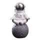 thumbnail image 1 of Resina Astronauta Astronauta Estatua Adorno Oficina En Casa Escritorio Figurita Decoraciones Plata 9,5x8x15,5 Cm, 1 of 5