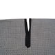 thumbnail image 2 of Poncho Unisex 100% Lana - Largo - Negro Blanco, 2 of 3