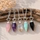 thumbnail image 1 of Maxi Cuarzos y piedras naturales con cadena 925 turquesa 40 mm, 1 of 3
