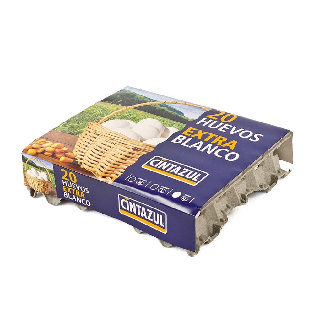 Huevos Extra Grande Blanco 20 Un 20 Un Cintazul
