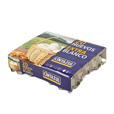 Huevos Extra Grande Blanco 20 Un 20 Un Cintazul