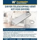 thumbnail image 5 of Kit de ventilación telescópico de acero inoxidable para secadora Whirlpool 4396037RP, 5 of 6