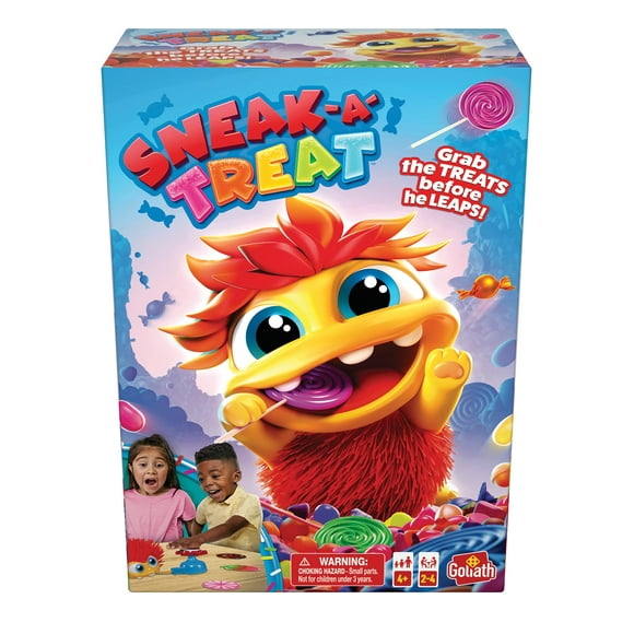 Game Goliath Sneak-A-Treat Grab trata a niños de 4 años o más