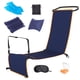 thumbnail image 1 of Extensor de asiento cómodo para reposapiés de avión portátil para dormir en, 1 of 5