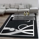 thumbnail image 2 of Alfombra Amigo Negra 120x180, 2 of 6
