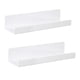 thumbnail image 4 of Estantes De Pared Flotantes De Acrílico De 2 Piezas Estantes De Repisa De Pared Modernos Para Dormitorio Blanco, 4 of 5