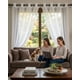 thumbnail image 4 of Juego De Cortinas Velo Modernas Con Argollas Y Visillo, 4 of 6