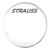 Strauss - Parche Bordonero Blanco 14” - Pa-H3E1
