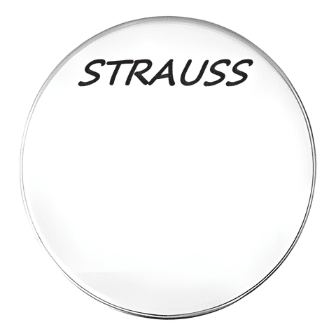 Strauss - Parche Bordonero Blanco 14” - Pa-H3E1