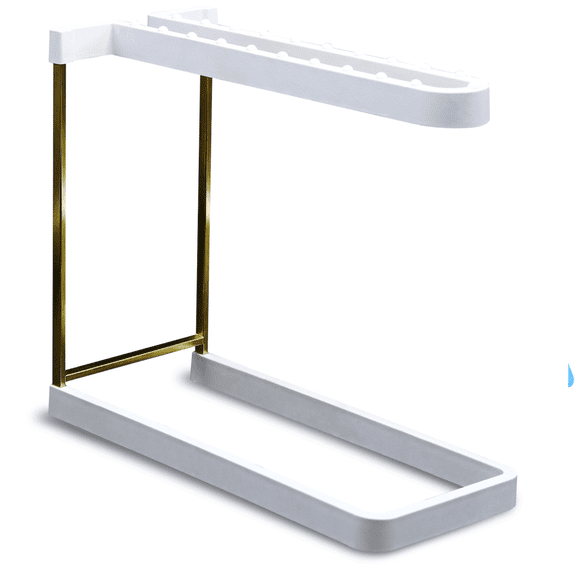 Estante para copas de vino Happy Sinks, apto para lavavajillas, blanco