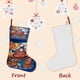 thumbnail image 3 of Los Aristogatos Tema: Calcetines de Navidad, fino lino blanco para colgar en escaleras y chimenea, decoración navideña para el hogar, regalo de Navidad.54cm×38cm, 3 of 5