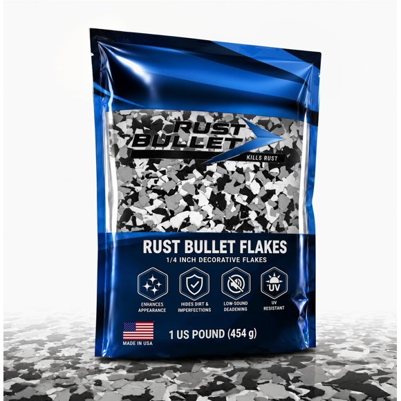 Escamas de color RUST BULLET 454 g Mármol Negro