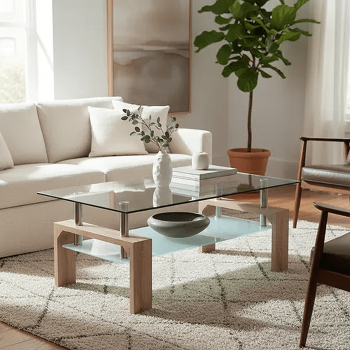 Muebles Santa Ana - Mesa Centro Corchetes