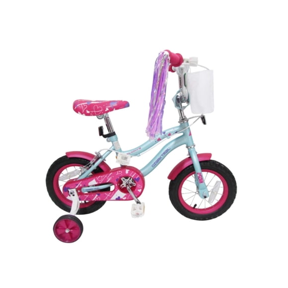 Bicicleta infantil Aro 12 in Celeste y rosado