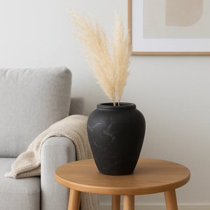 Estilodomus - Jarrón Cerámica Mediano 25Cm Decorativo Oriental