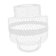 thumbnail image 4 of Colgando Colgante Luz Pantalla Montaje Iluminación Alambre De Metal Luz Jaula Cubierta Blanco, 4 of 5