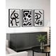 thumbnail image 4 of Arte de Pared PHOPAGO Grande Abstracto en Blanco y Negro 40x60cm, 4 of 9