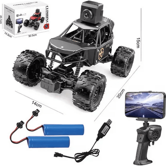 Auto rc cámara wifi live video 2 baterías