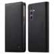 thumbnail image 1 of Funda Billetera de Cuero para [Samsung Galaxy S24], Bloqueo RFID, Tarjetas y Soporte Negro, 1 of 5