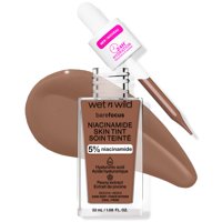Wet N Wild - Tinte Para La Piel Húmedo Y Salvaje Bare Focus Con 5% De Niacinamida Y Moca, 30 Ml