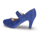 thumbnail image 4 of Zapato Taco Azul Vía Franca, 4 of 5