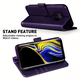 thumbnail image 1 of For Galaxy Note 8 Note 9 Note 10 Note 10 Plus Note 20 Note 20 Ultre Wallet Case, [Included Glass Screen Protector][RFID Blocking] Flip Folio Leather Cell Phone Cover With Credit Card Holder For Samsun, 1 of 3