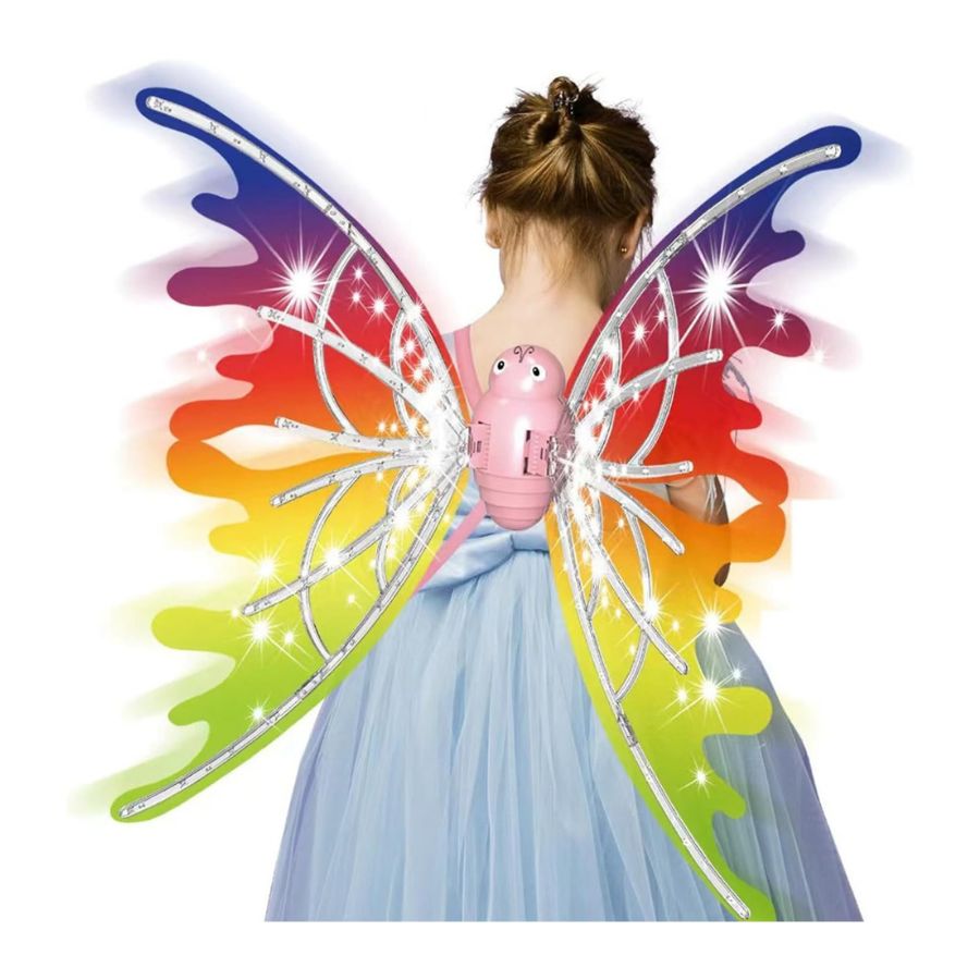 Click Ventas - Disfraz Alas Hadas Para Niñas Con Luces Led Electrico