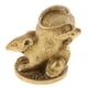 thumbnail image 4 of Estatuilla De Animales Chinos De Latón Macizo Ornamento Estatua De La Suerte Ratón, 4 of 5