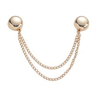 Ioensy - Clip Magnético Para Ropa Para Ajustar La Ropa, Clip Para Puños De Mangas, Vestido, Aleación Dorada