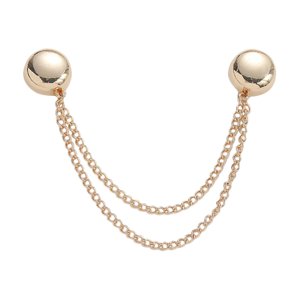 Ioensy - Clip Magnético Para Ropa Para Ajustar La Ropa, Clip Para Puños De Mangas, Vestido, Aleación Dorada