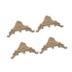 thumbnail image 3 of Apliques De Madera De 4 Piezas Talladas Aplicadas De Madera Para El Armario De Decoración De Armario De Armario E, 3 of 5