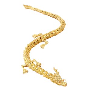 Bothyi - Decoración De Mesa De Escultura De Dragón Chino De Latón Para Decoración De Oficina En Casa Resistente 26Cm