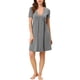 thumbnail image 1 of INSPIRE CHIC Camisón de Mujer Pijamas de Dormir Escote en V Profundo Camiseta de Noche Batas XL Gris, 1 of 5