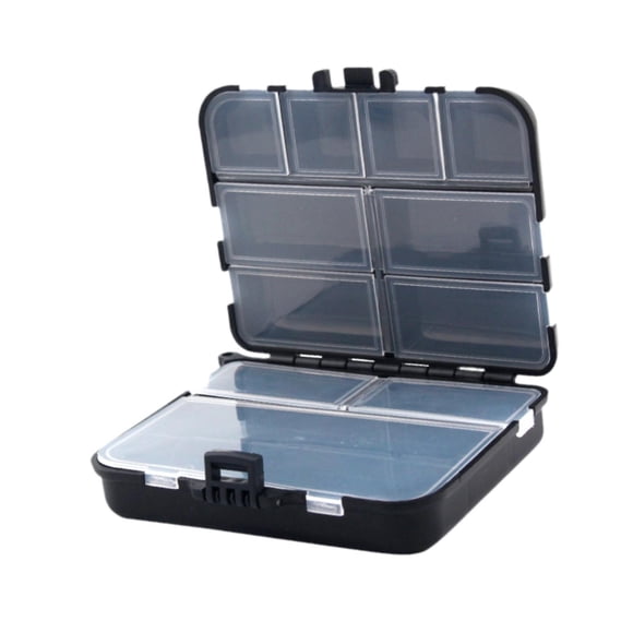 Caja De Aparejos De Pesca Caja De Almacenamiento De Cebos Resistentes Para Pescar Agua Salada De Agua Dulce Negra
