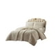 thumbnail image 2 of Cubrecama Quilt Con Diseño Hoja Relieve 2 Plazas Beige, 2 of 3