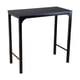 thumbnail image 1 of Mesa de Bar Rectangular Moderna Negra MDF con Estructura de Acero, 1 of 11
