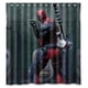 thumbnail image 1 of Cortina de ducha de Deadpool orinando, juego de cortina de baño con ganchos, tamaño 60 x 72 pulgadas, 1 of 3